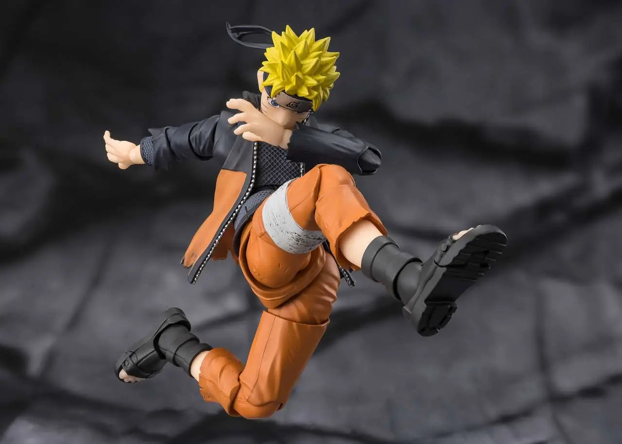 BANDAI NARUTO - NARUTO S.H.FIGUARTS UZUMAKI POWER UNITE ACTION FIGURE 14.5 cm