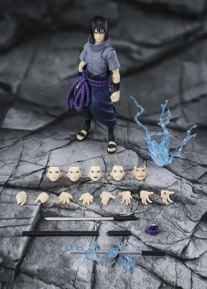 BANDAI SASUKE & INO - NARUTO S.H.FIGUARTS UCHIHA SOLITARY SHBI ACTION FIGURE 14.5 cm
