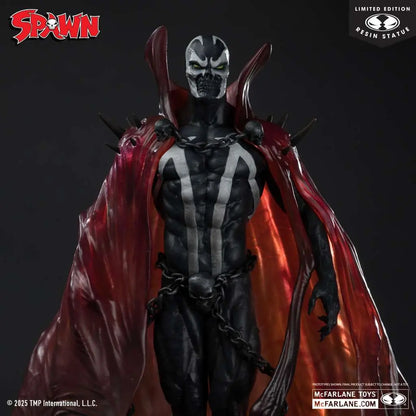 MCFARLANE TOYS 25 SPAWN BLACK WHITE & RED ALL OVER SPAWN PUPETEER LEE RESIN STATUA 23 cm