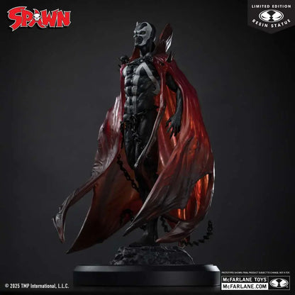 MCFARLANE TOYS 25 SPAWN BLACK WHITE & RED ALL OVER SPAWN PUPETEER LEE RESIN STATUA 23 cm