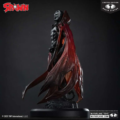 MCFARLANE TOYS 25 SPAWN BLACK WHITE & RED ALL OVER SPAWN PUPETEER LEE RESIN STATUA 23 cm