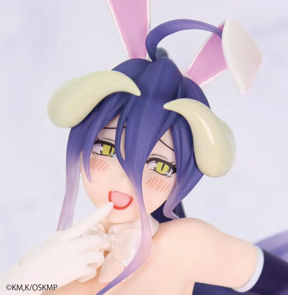 SYSTEM SERVICE OVERLORD ALBEDO BUNNY WHITE ONE-SEVENTH CARAT FIGURA 19 cm
