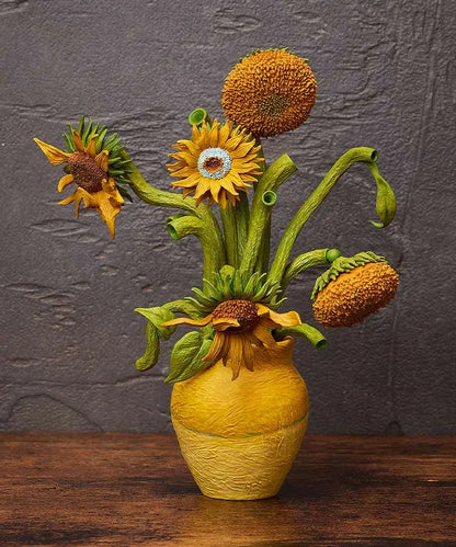 FREEING TABLE MUSEUM SUNFLOWERS VAN GOGH FIGMA AF ACTION FIGURE 14 cm