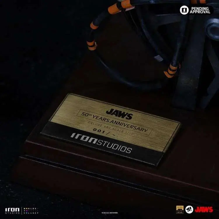 IRON STUDIOS RG JAWS STEVEN SPIELBE 50TH ANNIVERSARY 1/10 STATUA 26 cm