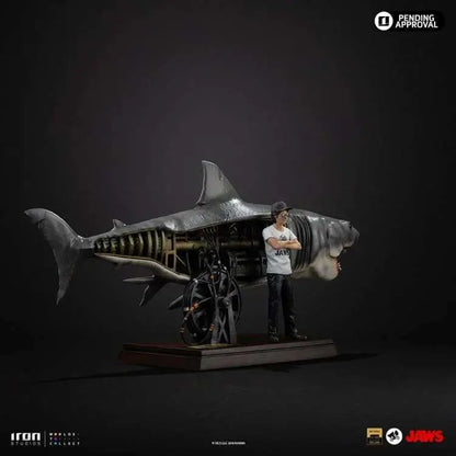 IRON STUDIOS RG JAWS STEVEN SPIELBE 50TH ANNIVERSARY 1/10 STATUA 26 cm