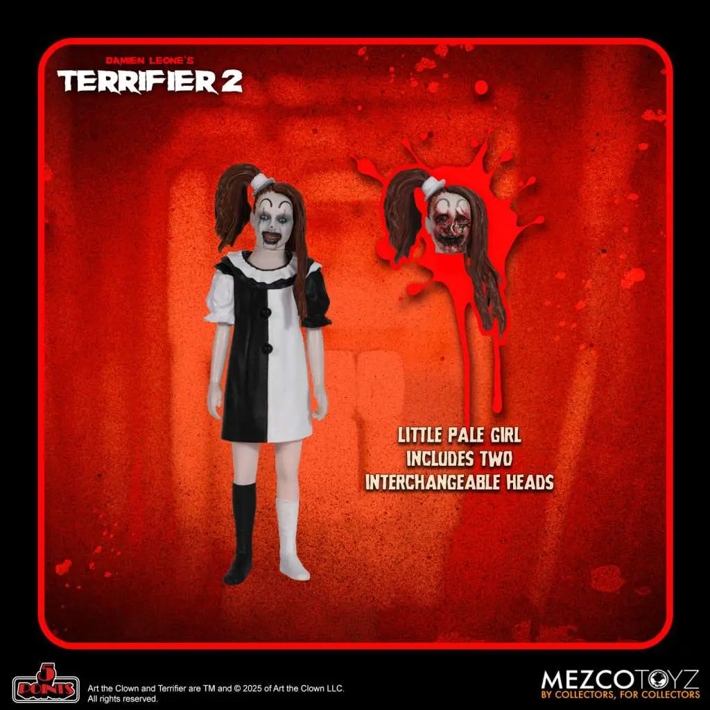 MEZCO TOYS 5 POINTS TERRIFIER AF SET (2) ACTION FIGURE 9 cm