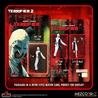 MEZCO TOYS 5 POINTS TERRIFIER AF SET (2) ACTION FIGURE 9 cm