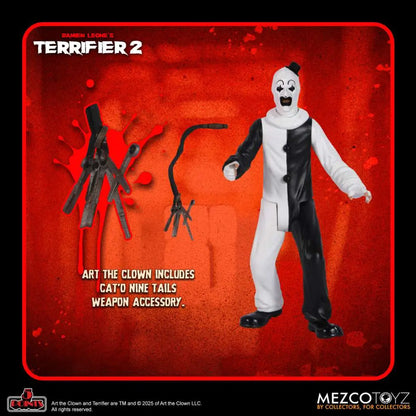 MEZCO TOYS 5 POINTS TERRIFIER AF SET (2) ACTION FIGURE 9 cm