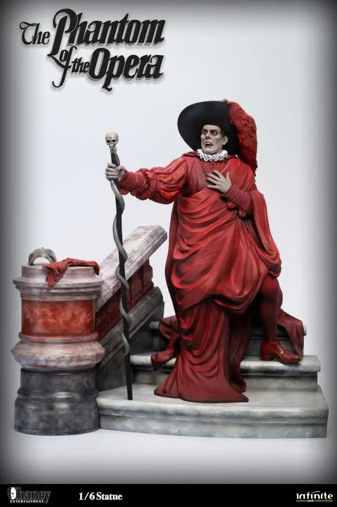 INFINITE STATUE LON CHANEY PHANTOM OPERA 1/6 STATUA cm h33x32x18.5