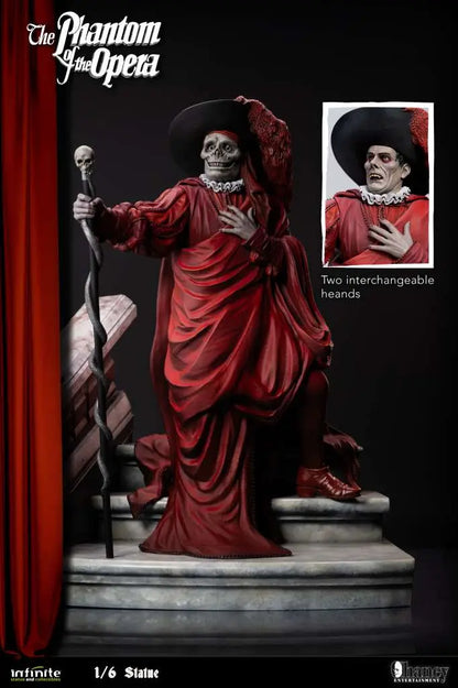 INFINITE STATUE LON CHANEY PHANTOM OPERA 1/6 STATUA cm h33x32x18.5