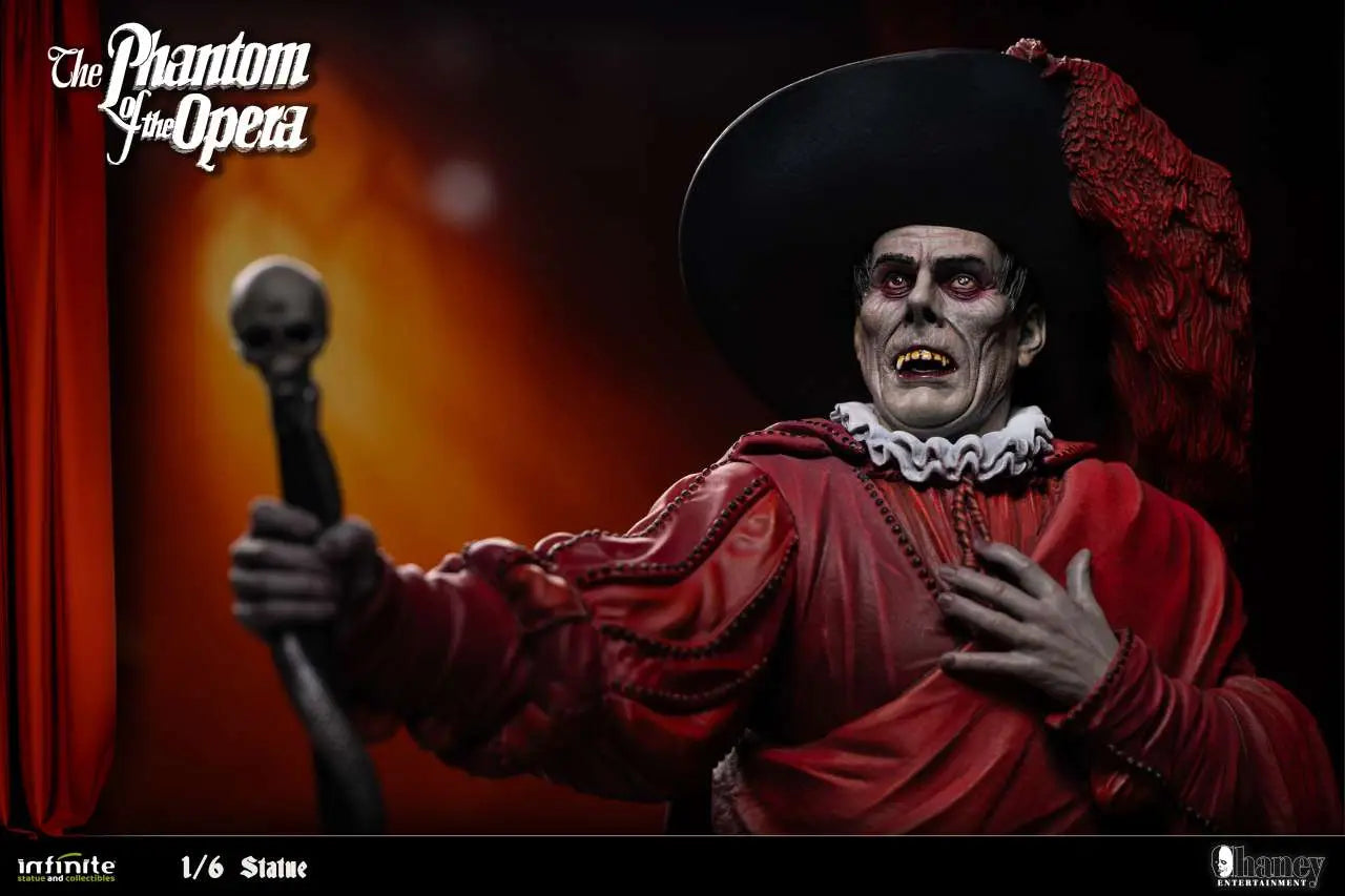 INFINITE STATUE LON CHANEY PHANTOM OPERA 1/6 STATUA cm h33x32x18.5