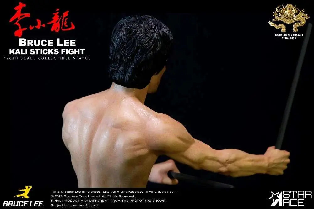 STAR ACE BRUCE LEE KALI STICKS FIGHT NORMAL BASEMENT VER. STATUA 30 cm