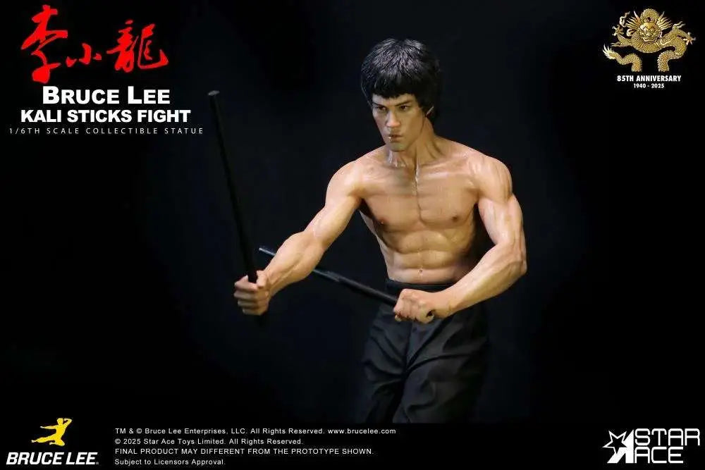 STAR ACE BRUCE LEE KALI STICKS FIGHT NORMAL BASEMENT VER. STATUA 30 cm