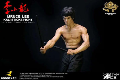 STAR ACE BRUCE LEE KALI STICKS FIGHT NORMAL BASEMENT VER. STATUA 30 cm
