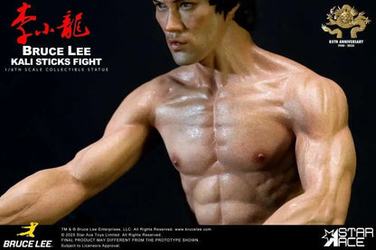 STAR ACE BRUCE LEE KALI STICKS FIGHT NORMAL BASEMENT VER. STATUA 30 cm