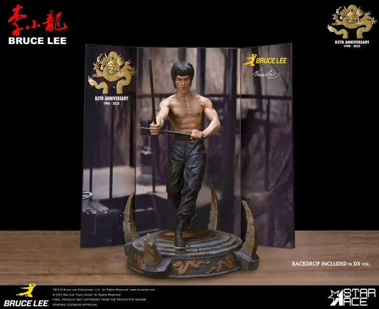 STAR ACE BRUCE LEE KALI STICKS FIGHT DELUXE BASEMENT VER. STATUA 30 cm