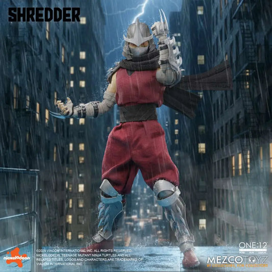MEZCO TOYS ONE 12 COLLECTIVE TMNT SHREDDER AF ACTION FIGURE 17 cm