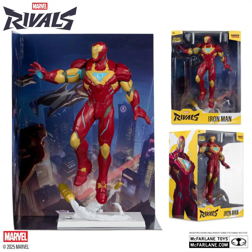 MCFARLANE TOYS 2025 IRON MAN - MARVEL RIVALS COLLECTION 1:6 W2 STATUA 28 cm