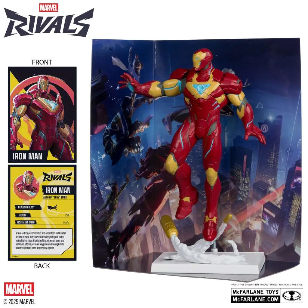 MCFARLANE TOYS 2025 IRON MAN - MARVEL RIVALS COLLECTION 1:6 W2 STATUA 28 cm