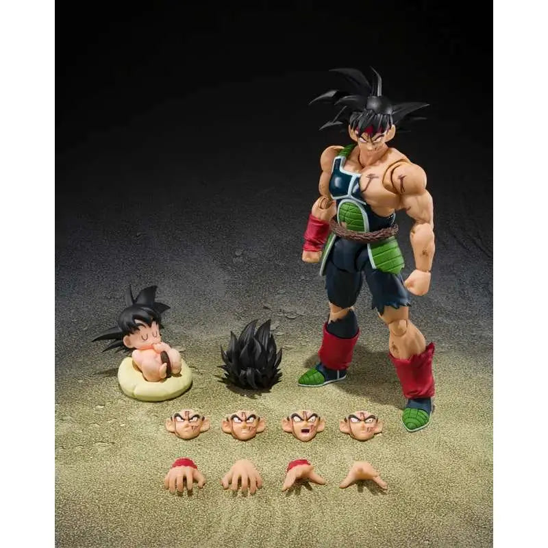 BANDAI - DRAGON BALL Z S.H.FIGUARTS BARDOCK FATHER GOKU ACTION FIGURE 15 cm