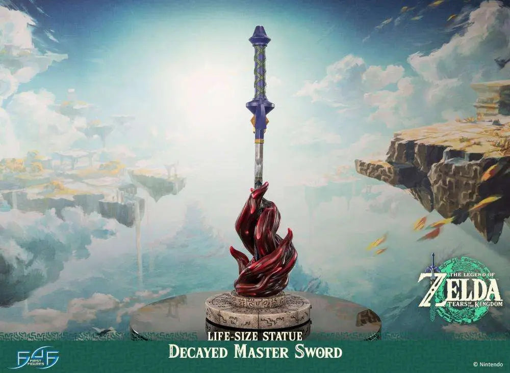 FIRST4FIGURES LEGEND ZELDA TEARS KINGDOM DECAYED MASTER SWORD LIFE SIZE REPLICA 70 cm