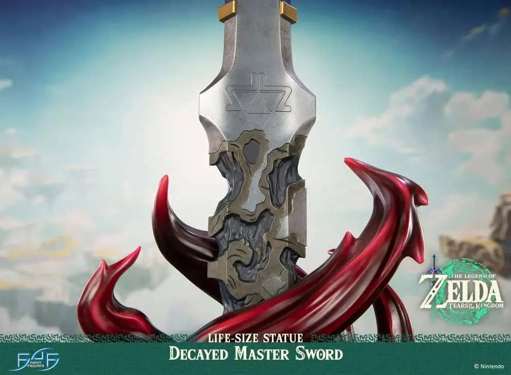 FIRST4FIGURES LEGEND ZELDA TEARS KINGDOM DECAYED MASTER SWORD LIFE SIZE REPLICA 70 cm