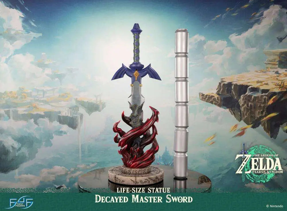 FIRST4FIGURES LEGEND ZELDA TEARS KINGDOM DECAYED MASTER SWORD LIFE SIZE REPLICA 70 cm