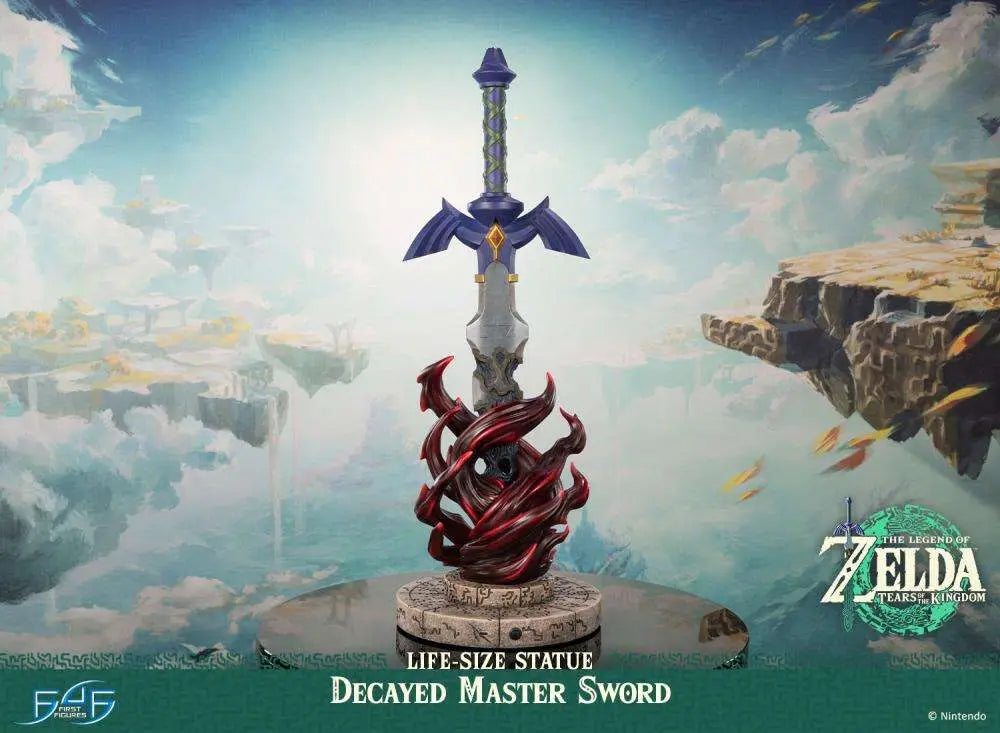 FIRST4FIGURES LEGEND ZELDA TEARS KINGDOM DECAYED MASTER SWORD LIFE SIZE REPLICA 70 cm