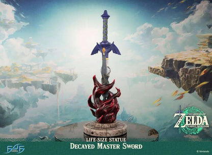 FIRST4FIGURES LEGEND ZELDA TEARS KINGDOM DECAYED MASTER SWORD LIFE SIZE REPLICA 70 cm