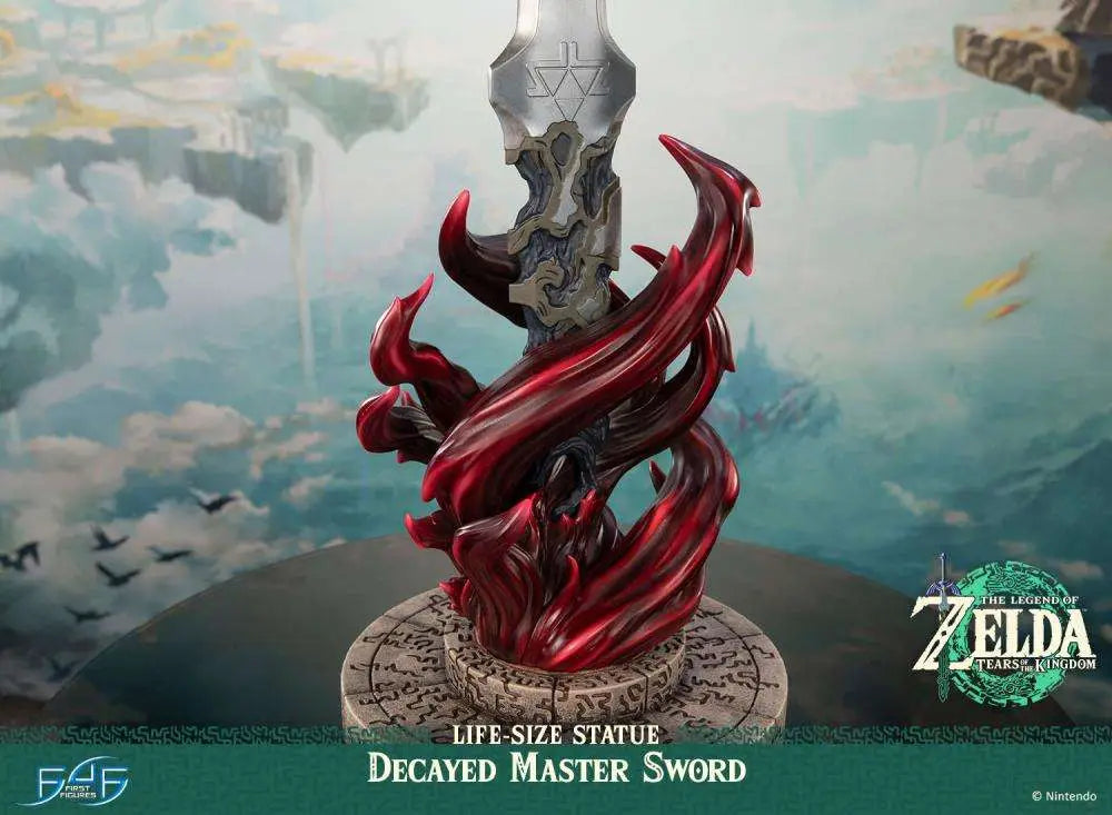 FIRST4FIGURES LEGEND ZELDA TEARS KINGDOM DECAYED MASTER SWORD LIFE SIZE REPLICA 70 cm