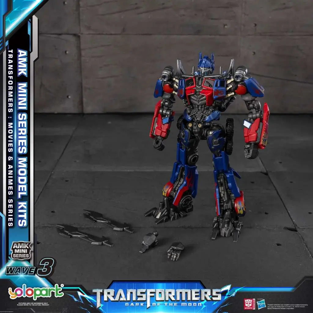 YOLOPARK OPTIMUS & PRIME - TRANSFORMERS G1/MOVIE WAVE 3 TF3 AMK MINI MODEL KIT 10 cm