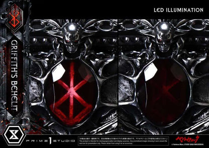 PRIME 1 - BERSERK GRIFFITH BEHELIT LIFE SCALE MASTERLINE REPLICA box (14cm x 20cm x 18cm) behelit (6cm x 4cm x 5cm)
