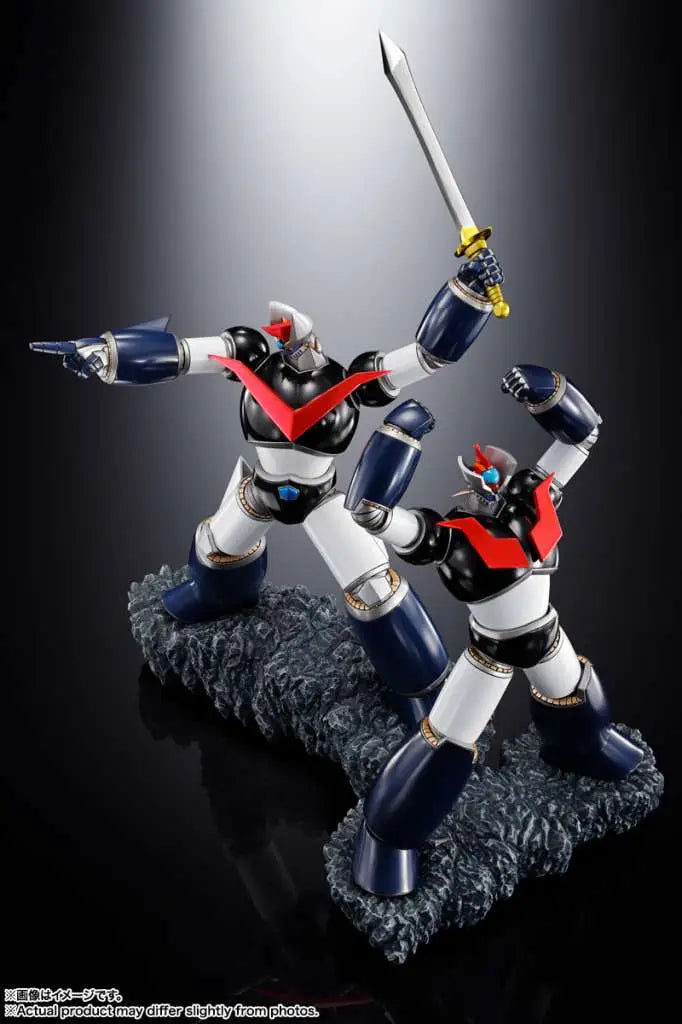 BANDAI - MAZINGER DOUBLE FIGUARTS ZERO TOUCH METALLIQUE STATUA 19.5 cm