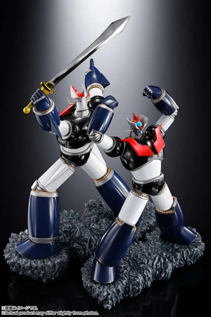 BANDAI - MAZINGER DOUBLE FIGUARTS ZERO TOUCH METALLIQUE STATUA 19.5 cm