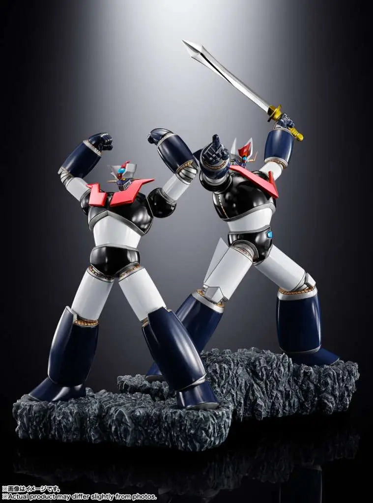 BANDAI - MAZINGER DOUBLE FIGUARTS ZERO TOUCH METALLIQUE STATUA 19.5 cm