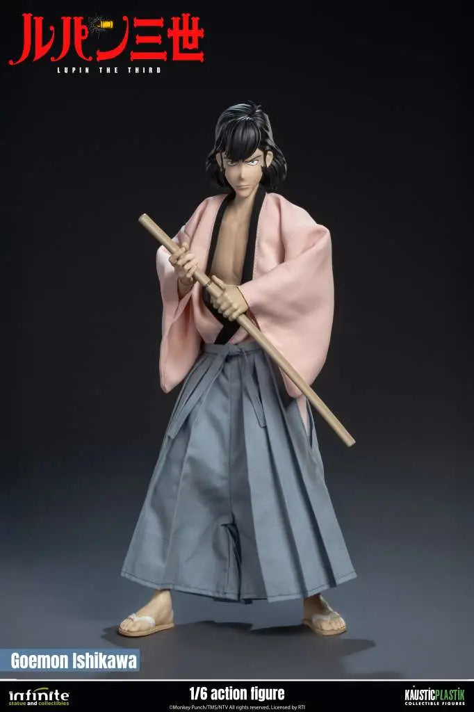 INFINITE STATUE LUPIN 3RD ITALIAN ADVENTURE GOEMON ISHIKAWA XIII STANDARD EDITION 1/6 ACTION FIGURE 31.5 cm