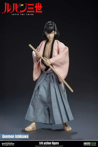 INFINITE STATUE LUPIN 3RD ITALIAN ADVENTURE GOEMON ISHIKAWA XIII STANDARD EDITION 1/6 ACTION FIGURE 31.5 cm