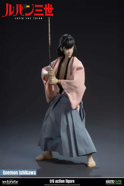 INFINITE STATUE LUPIN 3RD ITALIAN ADVENTURE GOEMON ISHIKAWA XIII STANDARD EDITION 1/6 ACTION FIGURE 31.5 cm