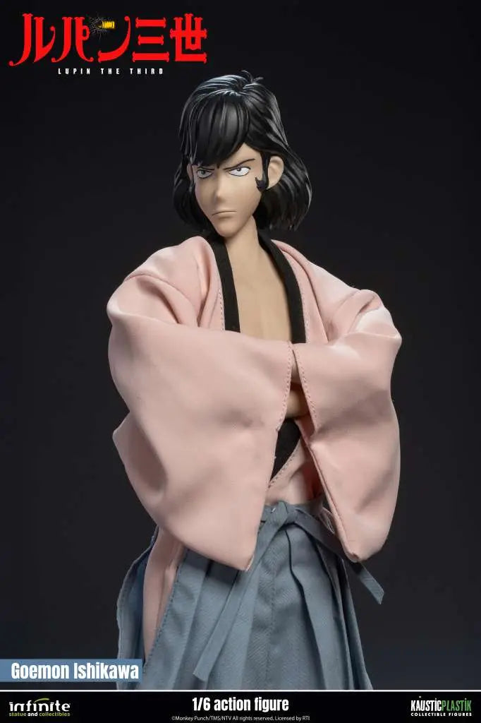 INFINITE STATUE LUPIN 3RD ITALIAN ADVENTURE GOEMON ISHIKAWA XIII STANDARD EDITION 1/6 ACTION FIGURE 31.5 cm