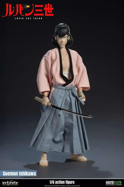 INFINITE STATUE LUPIN 3RD ITALIAN ADVENTURE GOEMON ISHIKAWA XIII STANDARD EDITION 1/6 ACTION FIGURE 31.5 cm