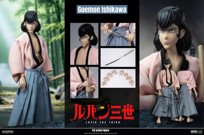 INFINITE STATUE LUPIN 3RD ITALIAN ADVENTURE GOEMON ISHIKAWA XIII STANDARD EDITION 1/6 ACTION FIGURE 31.5 cm