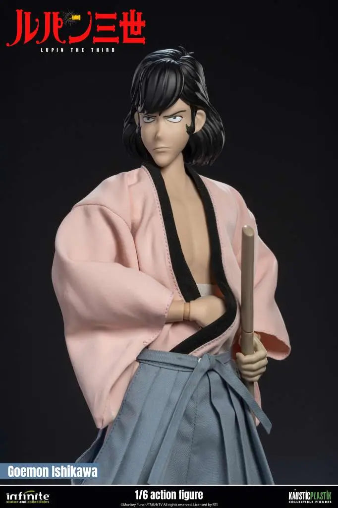 INFINITE STATUE LUPIN 3RD ITALIAN ADVENTURE GOEMON ISHIKAWA XIII STANDARD EDITION 1/6 ACTION FIGURE 31.5 cm