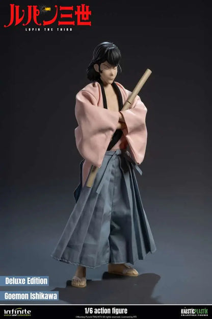 INFINITE STATUE LUPIN 3RD ITALIAN ADVENTURE GOEMON ISHIKAWA XIII DELUXE EDITION 1/6 ACTION FIGURE 31.5 cm