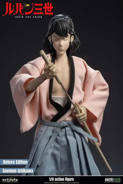 INFINITE STATUE LUPIN 3RD ITALIAN ADVENTURE GOEMON ISHIKAWA XIII DELUXE EDITION 1/6 ACTION FIGURE 31.5 cm