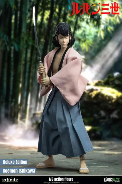 INFINITE STATUE LUPIN 3RD ITALIAN ADVENTURE GOEMON ISHIKAWA XIII DELUXE EDITION 1/6 ACTION FIGURE 31.5 cm