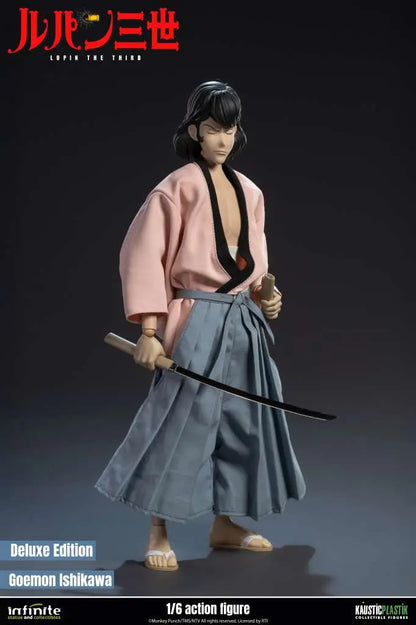 INFINITE STATUE LUPIN 3RD ITALIAN ADVENTURE GOEMON ISHIKAWA XIII DELUXE EDITION 1/6 ACTION FIGURE 31.5 cm