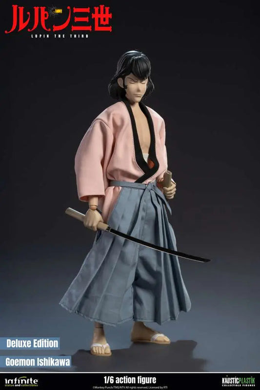 INFINITE STATUE LUPIN 3RD ITALIAN ADVENTURE GOEMON ISHIKAWA XIII DELUXE EDITION 1/6 ACTION FIGURE 31.5 cm
