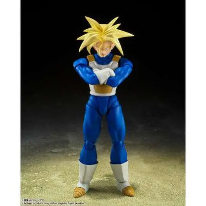 BANDAI - DRAGON BALL Z S.H.FIGUARTS SUPER SAIYAN TRUNKS INFINITE LATENT SUPER POWER RERUN ACTION FIGURE 14 cm