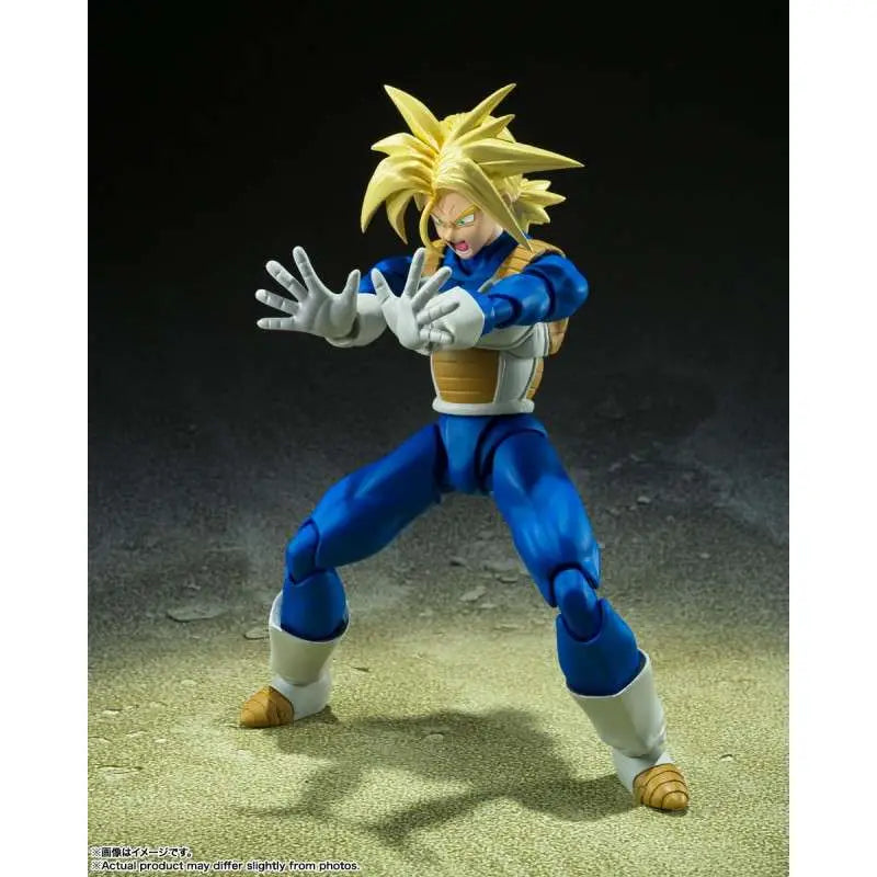 BANDAI - DRAGON BALL Z S.H.FIGUARTS SUPER SAIYAN TRUNKS INFINITE LATENT SUPER POWER RERUN ACTION FIGURE 14 cm