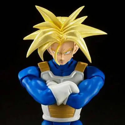 BANDAI - DRAGON BALL Z S.H.FIGUARTS SUPER SAIYAN TRUNKS INFINITE LATENT SUPER POWER RERUN ACTION FIGURE 14 cm